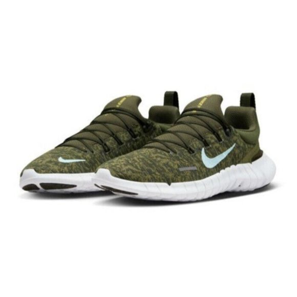 Nike Free Run 5.0 Next Nature Men's Sneaker Shoe Limited Khaki CZ1884-300 - Picture 2 of 12